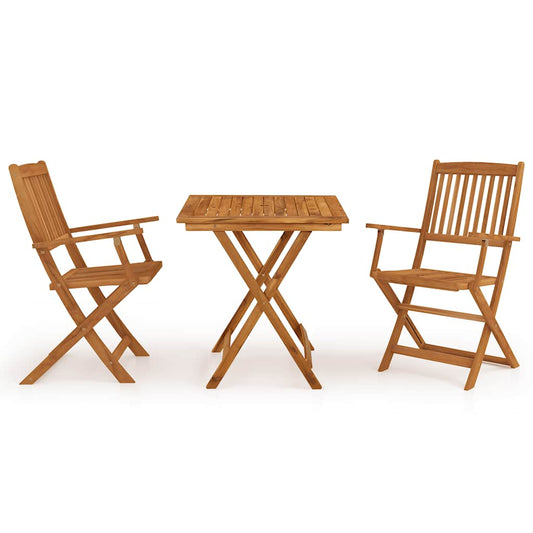 Garden Dining Set | Wooden Brown | Solid Acacia wood | Compact | Foldable Garden Dining Set | Wooden Brown | Solid Acacia wood | Compact | Foldable
