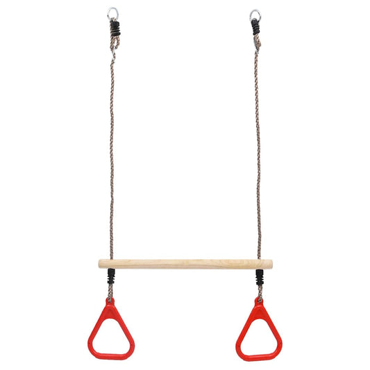 Trapeze Swing Bar with Rings Trapeze Swing Bar with Rings