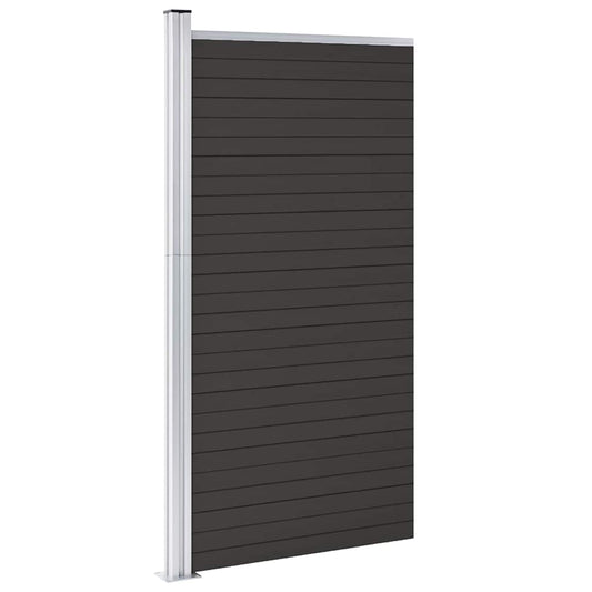 148979 vidaXL Fence Panel WPC 95x186 cm Black 148979 vidaXL Fence Panel WPC 95x186 cm Black