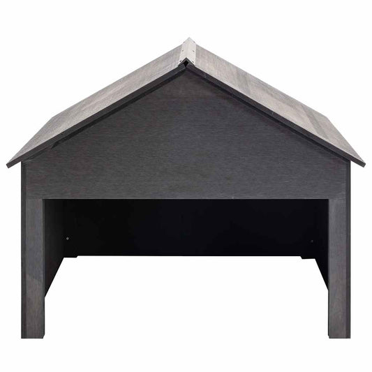 149036 vidaXL Lawn Mower Garage Grey 80x80x70 cm WPC 149036 vidaXL Lawn Mower Garage Grey 80x80x70 cm WPC