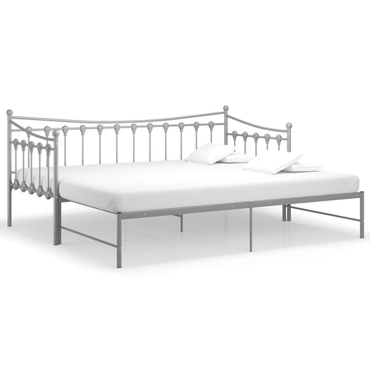 Sofa Bed Frame | Grey | Powder-coated metal | 90x200 cm mattress size Sofa Bed Frame | Grey | Powder-coated metal | 90x200 cm mattress size