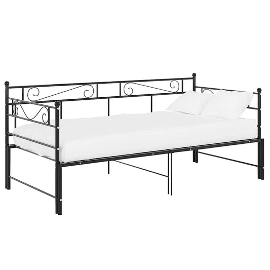 Sofa Bed Frame | Black | Powder-Coated Metal | Pull-Out | Sofa Bed Frame Sofa Bed Frame | Black | Powder-Coated Metal | Pull-Out | Sofa Bed Frame
