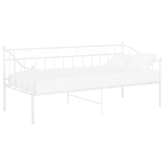 Sofa Bed Frame | White | Powder-coated metal | Single Sofa Bed Frame | White | Powder-coated metal | Single