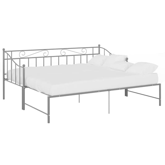 Sofa Bed Frame | Grey | Powder-coated metal | 90x200 cm Sofa Bed Frame | Grey | Powder-coated metal | 90x200 cm