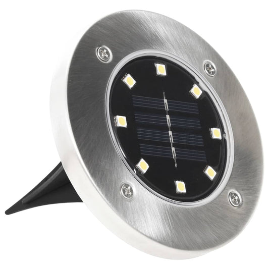 Solar Ground Lights 8 pcs LED Lights RGB Colour Solar Ground Lights 8 pcs LED Lights RGB Colour