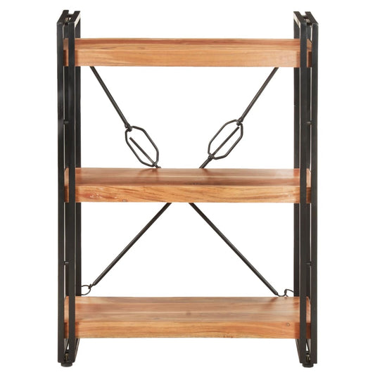 3-Tier Bookcase 60x30x80 cm Solid Acacia Wood 3-Tier Bookcase 60x30x80 cm Solid Acacia Wood