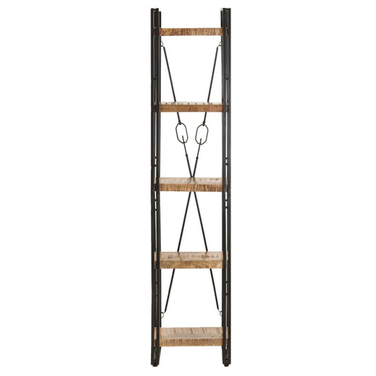 5-Tier Bookcase 39x30x180 cm Solid Mango Wood 5-Tier Bookcase 39x30x180 cm Solid Mango Wood