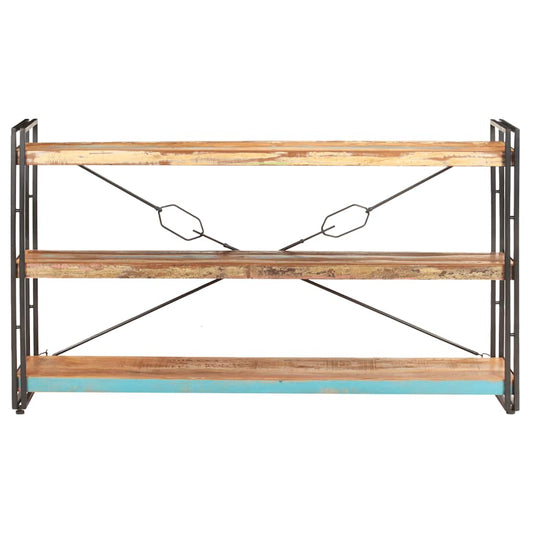 3-Tier Bookcase 140x30x80 cm Solid Reclaimed Wood 3-Tier Bookcase 140x30x80 cm Solid Reclaimed Wood