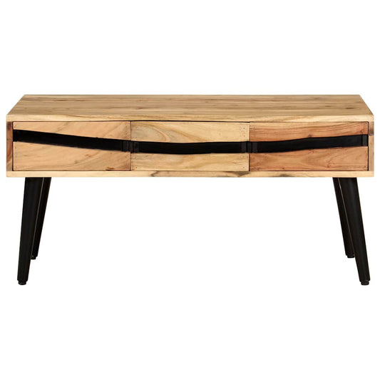 322676 vidaXL Coffee Table 88x50x42 cm Solid Acacia Wood 322676 vidaXL Coffee Table 88x50x42 cm Solid Acacia Wood