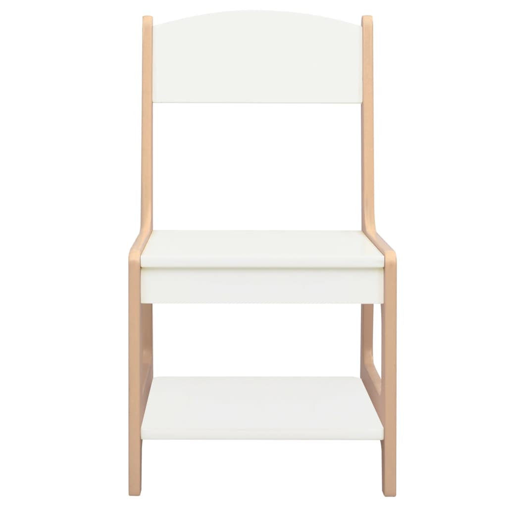 80284 vidaXL Children's Table with 2 Chairs MDF