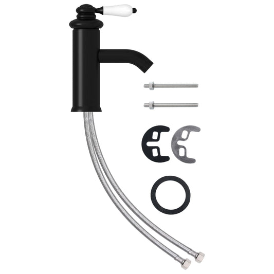 Bathroom Basin Faucet Black 130x180 mm Bathroom Basin Faucet Black 130x180 mm