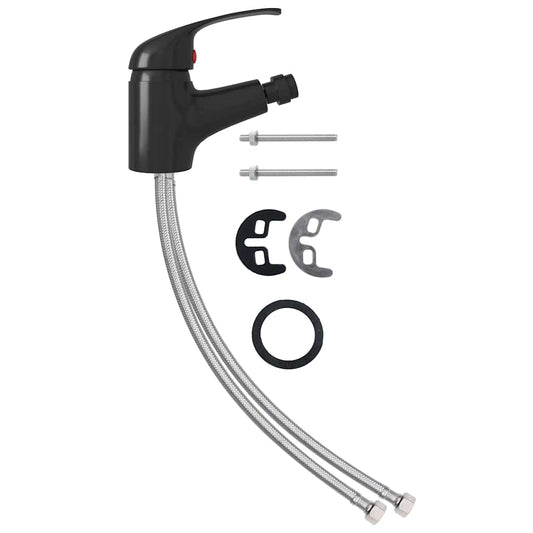 Bathroom Bidet Mixer Tap Black 13x12 cm Bathroom Bidet Mixer Tap Black 13x12 cm