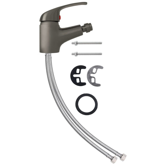 Bathroom Bidet Mixer Tap Grey 13x12 cm Bathroom Bidet Mixer Tap Grey 13x12 cm