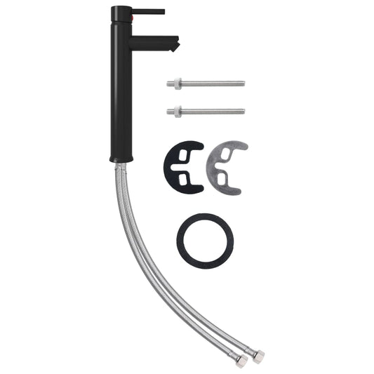 Bathroom Mixer Tap Black 12x30 cm Bathroom Mixer Tap Black 12x30 cm