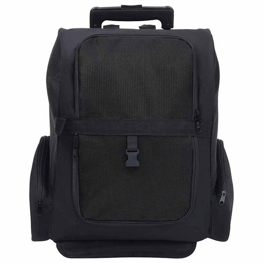 Foldable Multipurpose Pet Trolley Black Foldable Multipurpose Pet Trolley Black