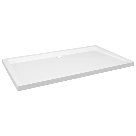 Rectangular ABS Shower Base Tray White 70x120 cm Rectangular ABS Shower Base Tray White 70x120 cm
