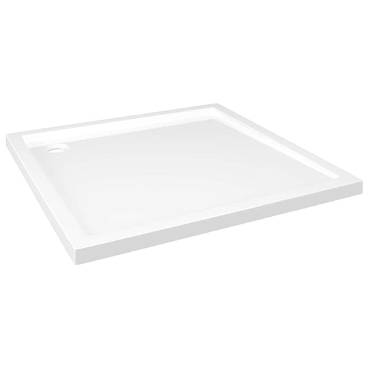 Square ABS Shower Base Tray White 80x80 cm Square ABS Shower Base Tray White 80x80 cm