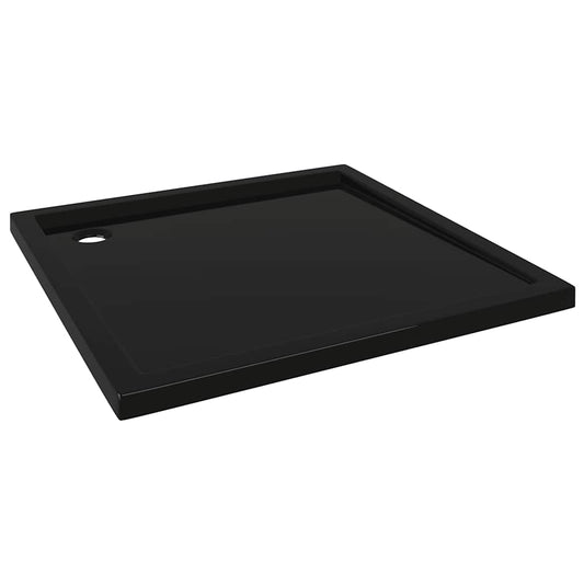 Square ABS Shower Base Tray Black 80x80 cm Square ABS Shower Base Tray Black 80x80 cm