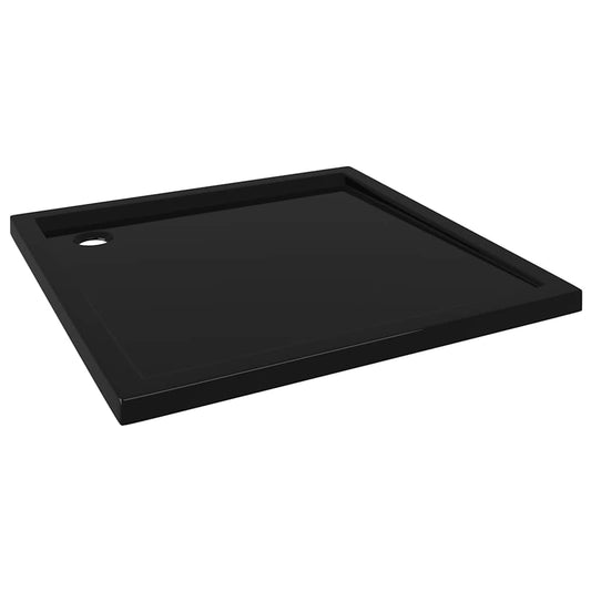 148916 vidaXL Square ABS Shower Base Tray Black 80x80 cm 148916 vidaXL Square ABS Shower Base Tray Black 80x80 cm