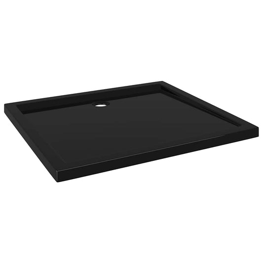 148917 vidaXL Rectangular ABS Shower Base Tray Black 80x90 cm 148917 vidaXL Rectangular ABS Shower Base Tray Black 80x90 cm