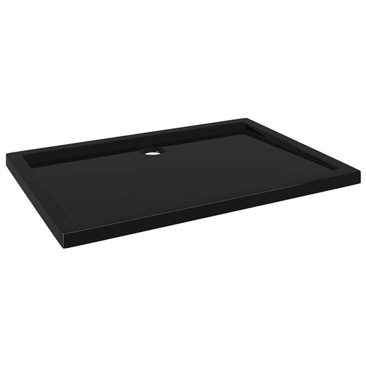 148918 vidaXL Rectangular ABS Shower Base Tray Black 80x110 cm 148918 vidaXL Rectangular ABS Shower Base Tray Black 80x110 cm