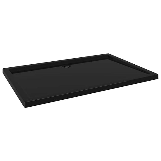 Rectangular ABS Shower Base Tray Black 80x120 cm Rectangular ABS Shower Base Tray Black 80x120 cm