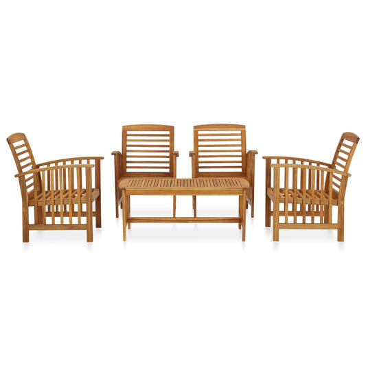 3057974 vidaXL 5 Piece Garden Lounge Set Solid Acacia Wood (310255+2x310256) 3057974 vidaXL 5 Piece Garden Lounge Set Solid Acacia Wood (310255+2x310256)