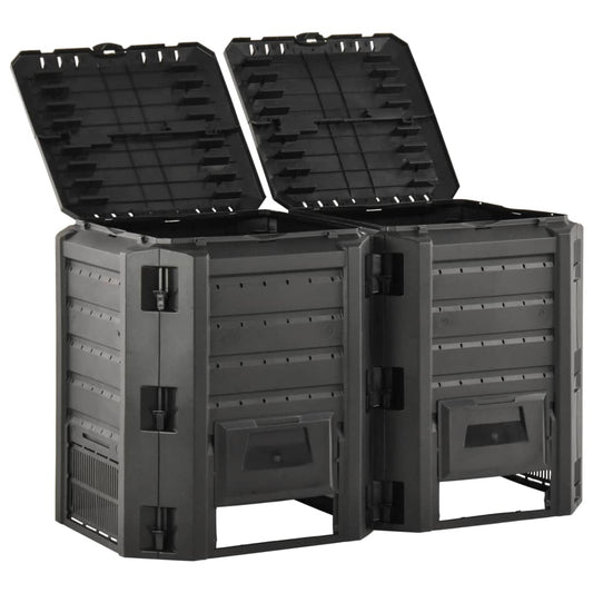Garden Composter Black 800 L Garden Composter Black 800 L