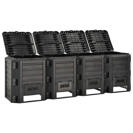 Garden Composter Black 1600 L Garden Composter Black 1600 L