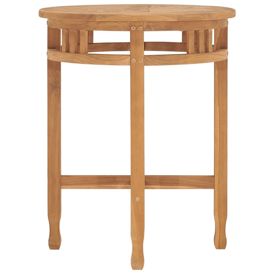 Bistro Table Ø60x75.5 cm Solid Teak Wood Bistro Table Ø60x75.5 cm Solid Teak Wood