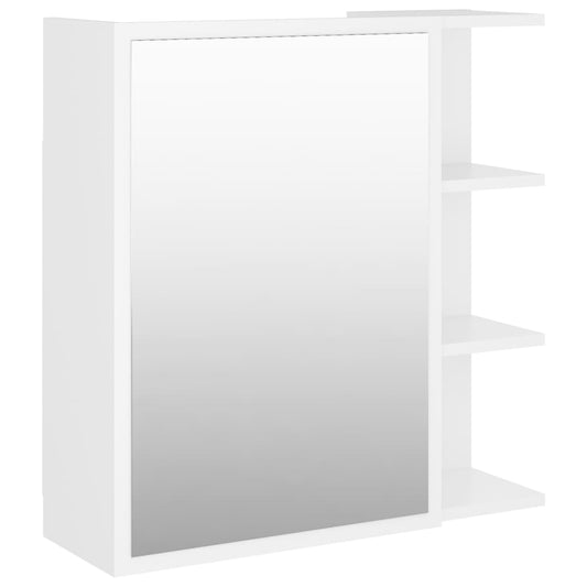 Bathroom Mirror Cabinet White 62.5x20.5x64 cm Engineered Wood Bathroom Mirror Cabinet White 62.5x20.5x64 cm Engineered Wood