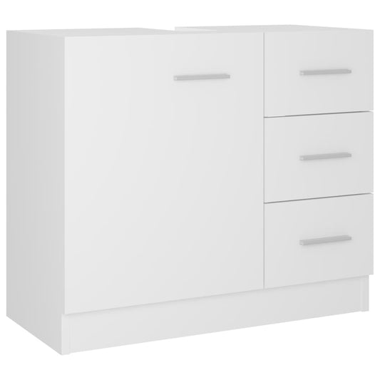 Sink Cabinet White 63x30x54 cm Engineered Wood Sink Cabinet White 63x30x54 cm Engineered Wood