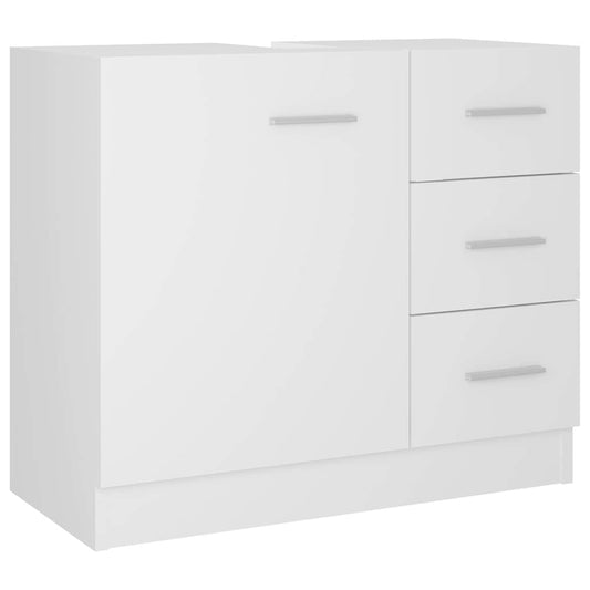 Sink Cabinet White 63x30x54 cm Engineered Wood Sink Cabinet White 63x30x54 cm Engineered Wood