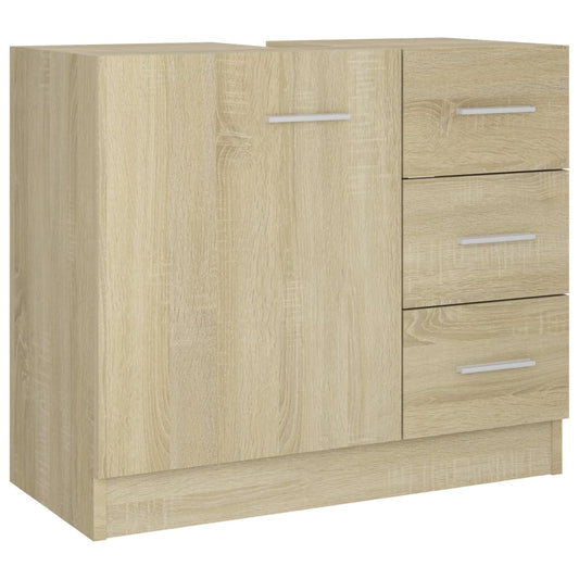Sink Cabinet Sonoma Oak 63x30x54 cm Engineered Wood Sink Cabinet Sonoma Oak 63x30x54 cm Engineered Wood