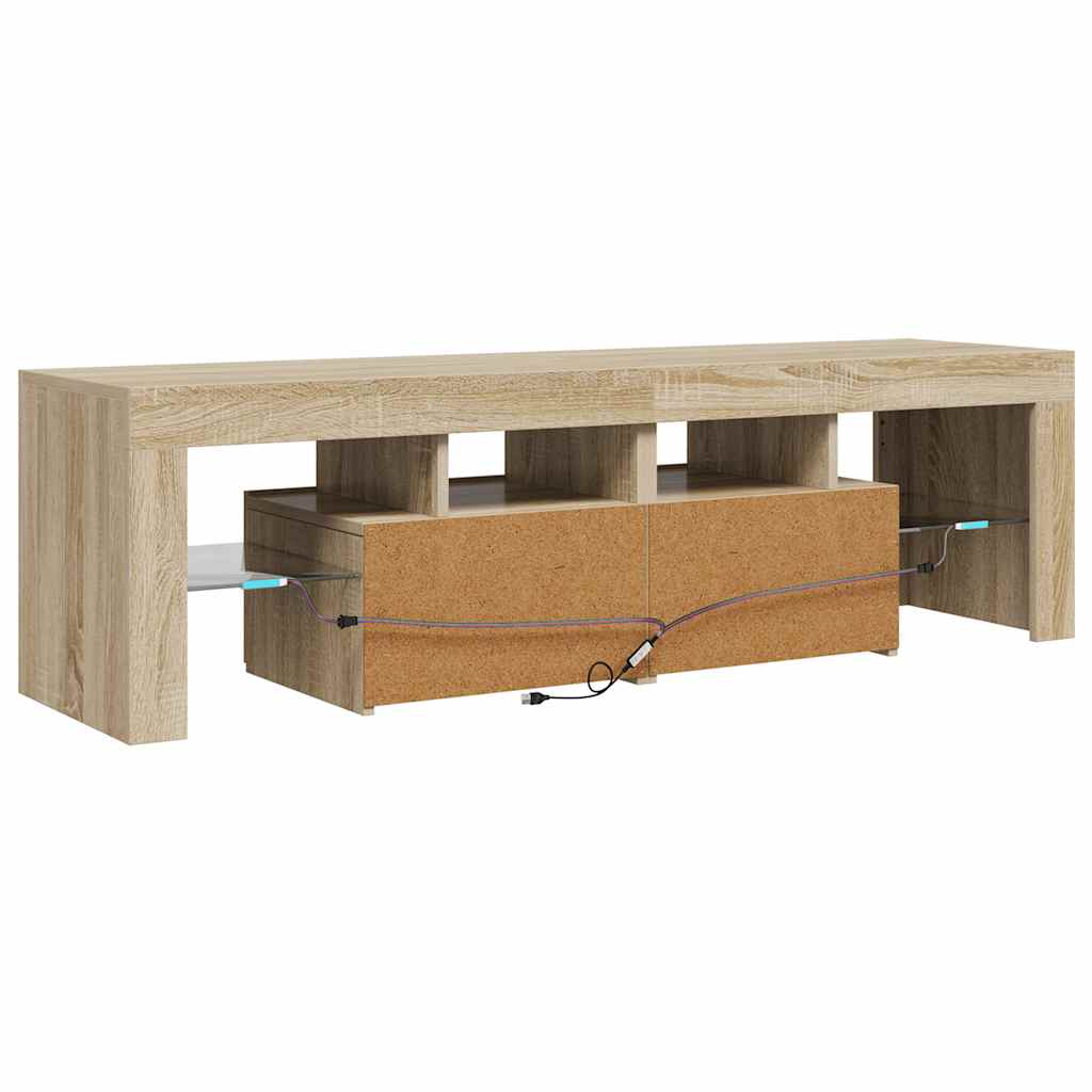 TV Cabinet | Sonoma oak | Engineered wood | Medium | TV Cabinet
