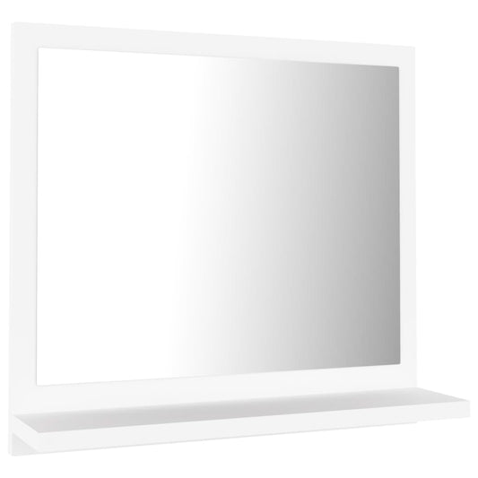 Bathroom Mirror White 40x10.5x37 cm Engineered Wood Bathroom Mirror White 40x10.5x37 cm Engineered Wood