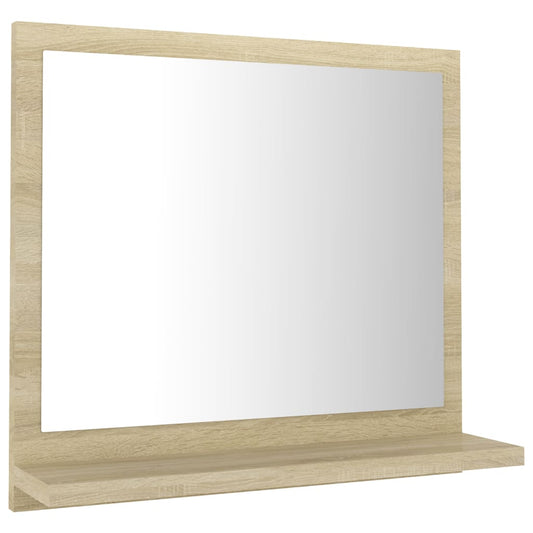 Bathroom Mirror Sonoma Oak 40x10.5x37 cm Engineered Wood Bathroom Mirror Sonoma Oak 40x10.5x37 cm Engineered Wood