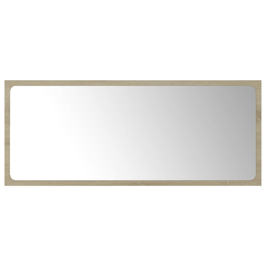 Bathroom Mirror Sonoma Oak 90x1.5x37 cm Engineered Wood Bathroom Mirror Sonoma Oak 90x1.5x37 cm Engineered Wood