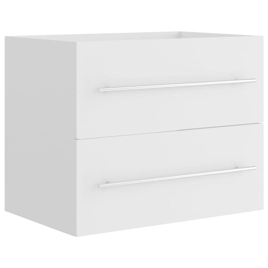 Sink Cabinet White 60x38.5x48 cm Engineered Wood Sink Cabinet White 60x38.5x48 cm Engineered Wood