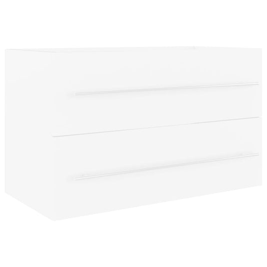 Sink Cabinet | White | Engineered wood | 80 x 38.5 x 48 cm | Sink Cabinet Sink Cabinet | White | Engineered wood | 80 x 38.5 x 48 cm | Sink Cabinet