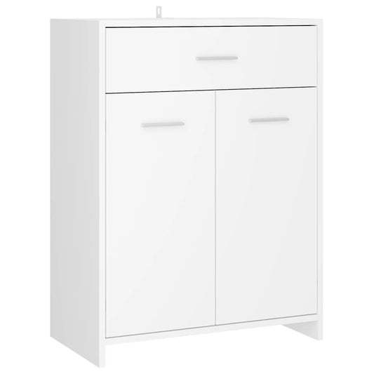 Bathroom Cabinet White 60x33x80 cm Engineered Wood Bathroom Cabinet White 60x33x80 cm Engineered Wood