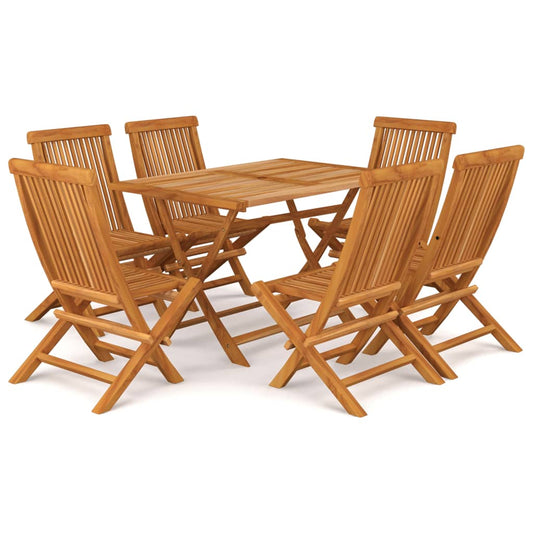 7 Piece Garden Dining Set Solid Teak Wood 7 Piece Garden Dining Set Solid Teak Wood