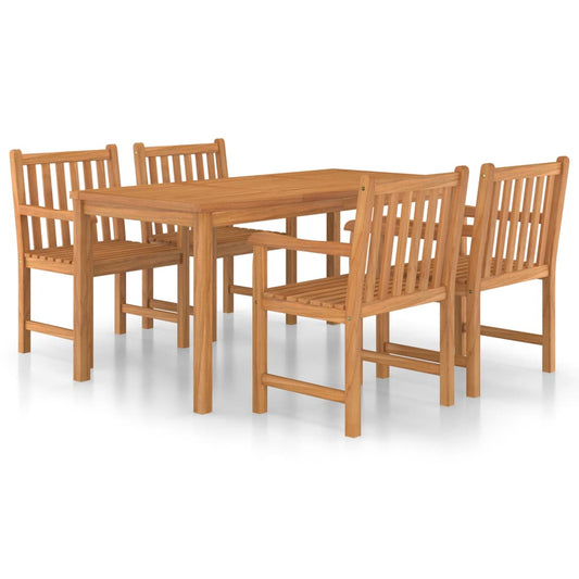 Garden Dining Set | Warm Wood Finish | Solid Teak Wood | Medium | Durable Garden Dining Set | Warm Wood Finish | Solid Teak Wood | Medium | Durable