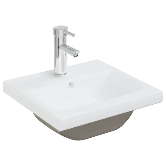 148623 vidaXL Built-in Basin with Faucet 42x39x18 cm Ceramic White 148623 vidaXL Built-in Basin with Faucet 42x39x18 cm Ceramic White