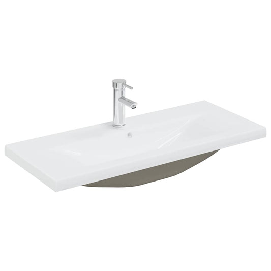 148626 vidaXL Built-in Basin with Faucet 91x39x18 cm Ceramic White 148626 vidaXL Built-in Basin with Faucet 91x39x18 cm Ceramic White