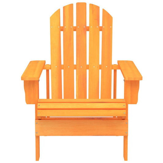 315878 vidaXL Garden Adirondack Chair Solid Fir Wood Orange 315878 vidaXL Garden Adirondack Chair Solid Fir Wood Orange