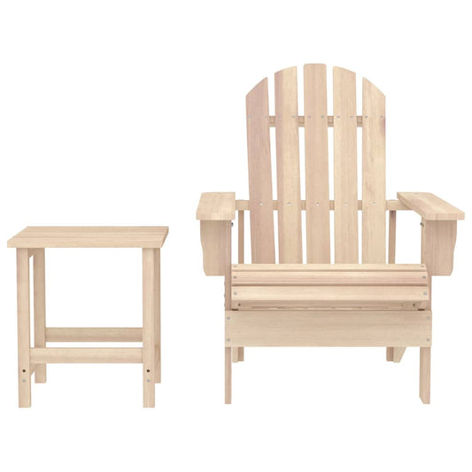 315922 vidaXL Garden Adirondack Chair with Table Solid Fir Wood 315922 vidaXL Garden Adirondack Chair with Table Solid Fir Wood