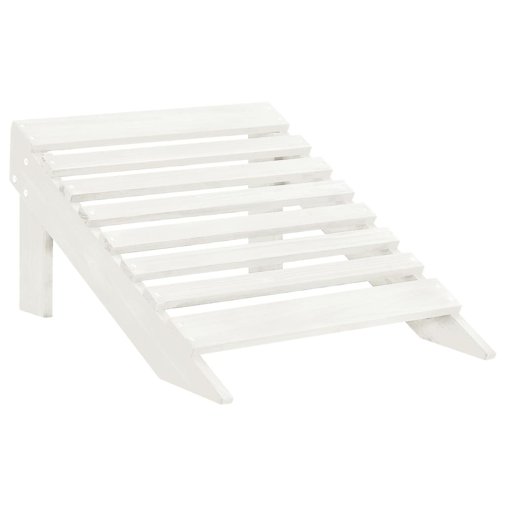 Garden Chair | White | Solid fir wood | Large | Detachable | Garden Chair