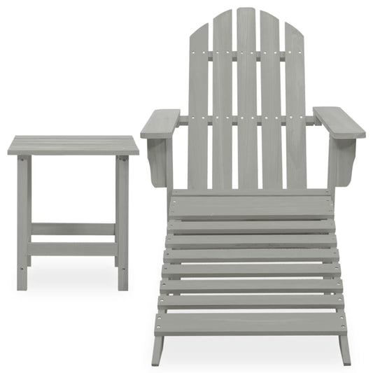 Garden Chair | Grey | Solid Fir Wood | Large | Detachable | Garden Chair Garden Chair | Grey | Solid Fir Wood | Large | Detachable | Garden Chair