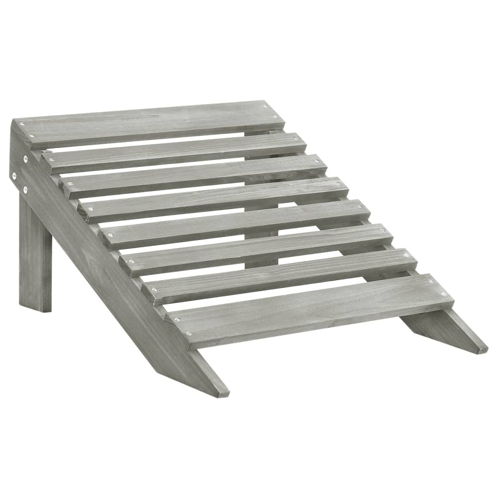 Garden Chair | Grey | Solid Fir Wood | Large | Detachable | Garden Chair